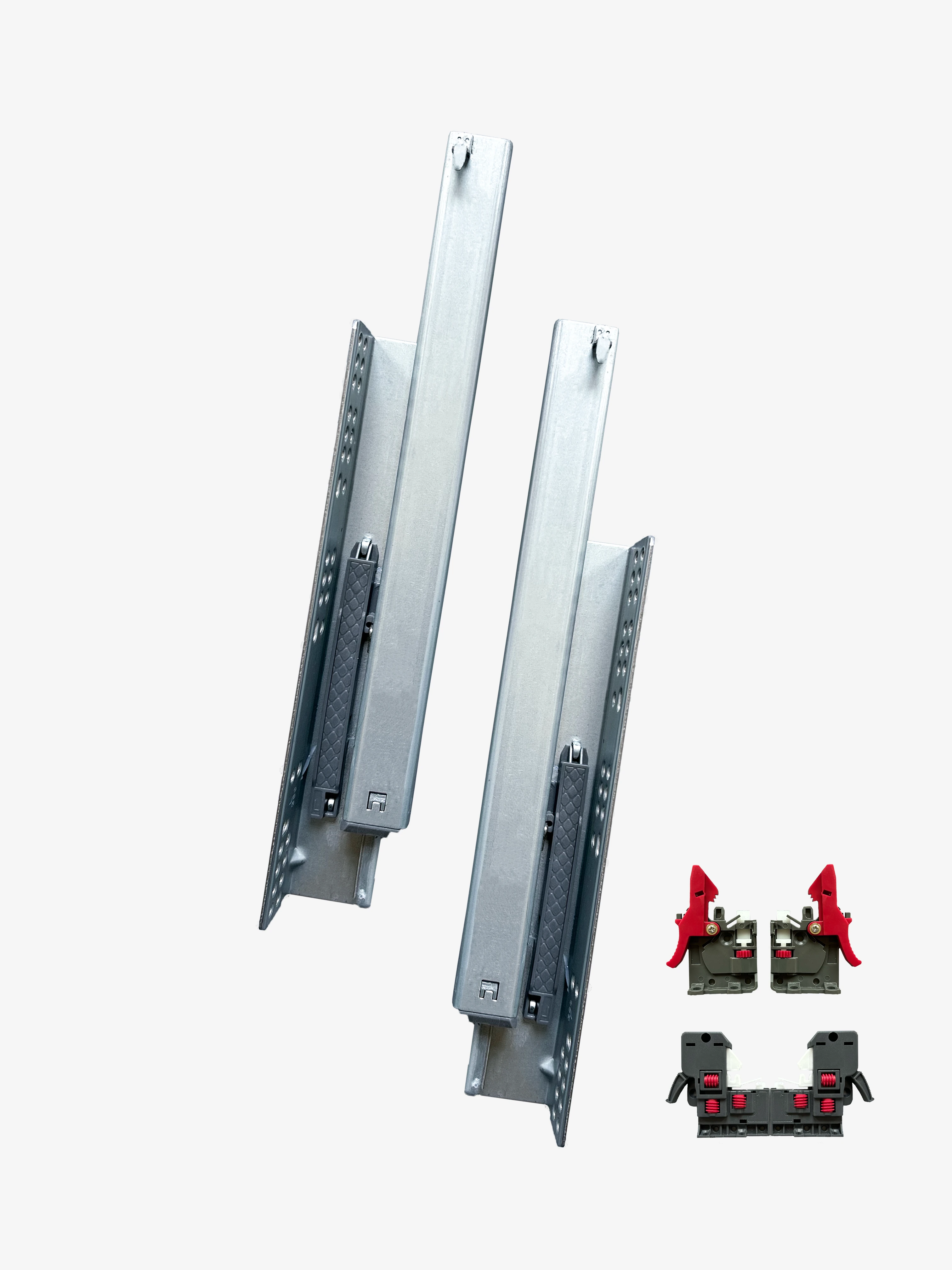 Push-to-Open Undermount 1D/3D Handle