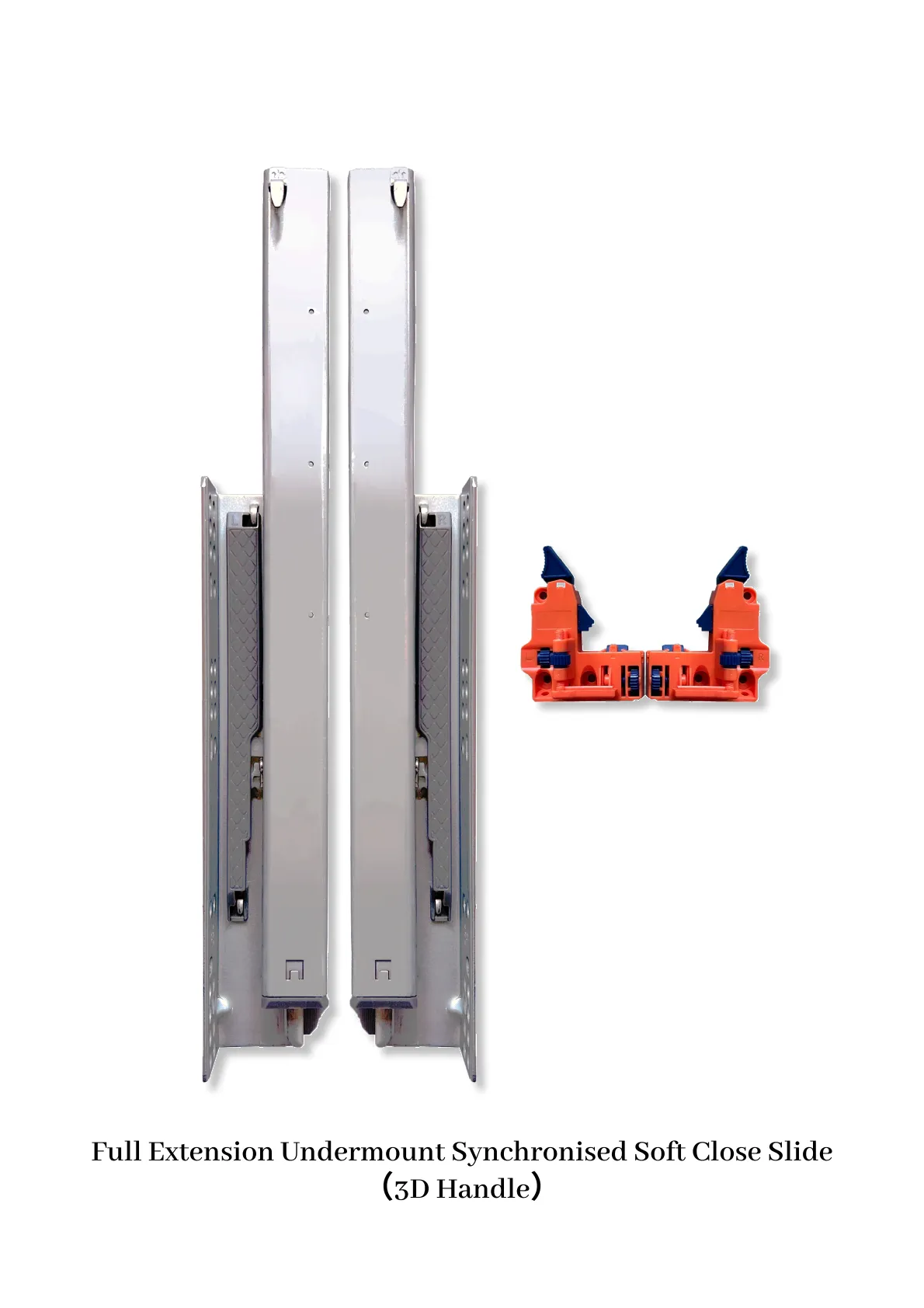 Soft-Close Undermount<br><em>3D Handle</em>