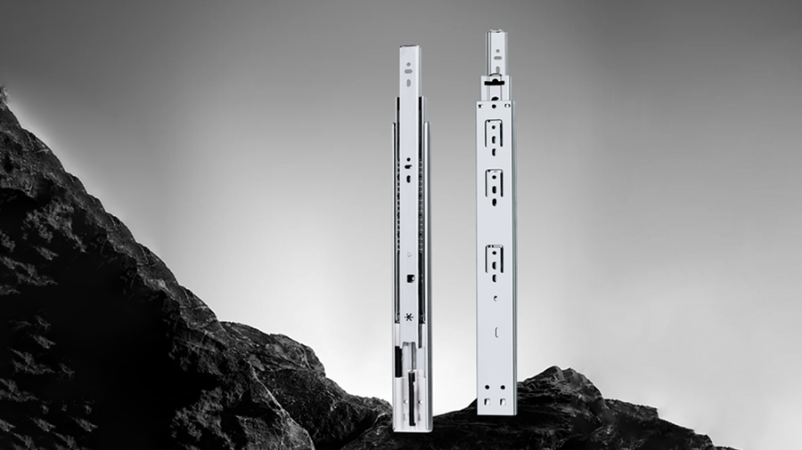 GUSSDA drawer slides against a mountain backdrop