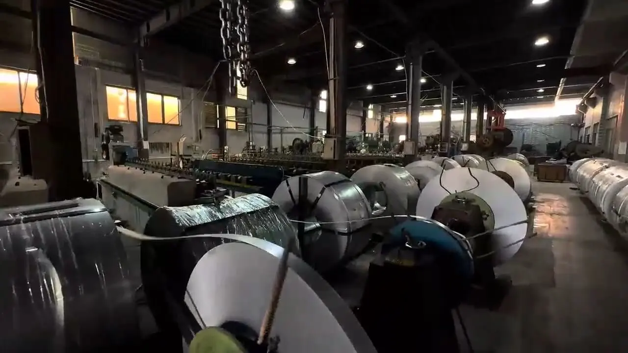 GUSSDA factory — raw steel coils