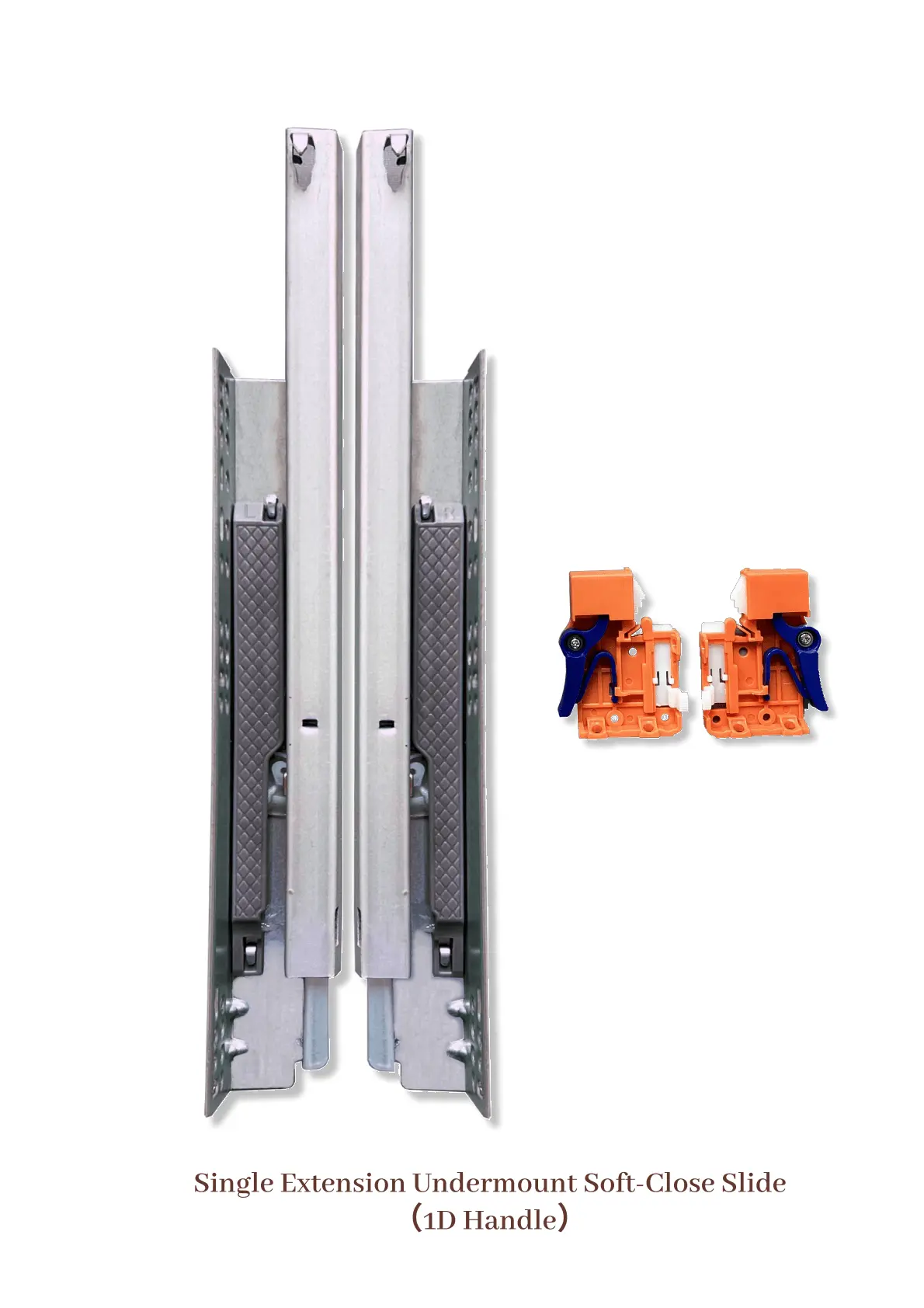 Soft-Close Undermount<br><em>1D Handle</em>